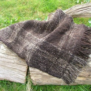 Zwartble and Jute Throw