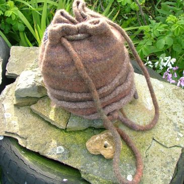 Little Brown Duffel Bag