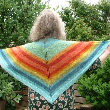 “Sunrise” Mini Shawl
